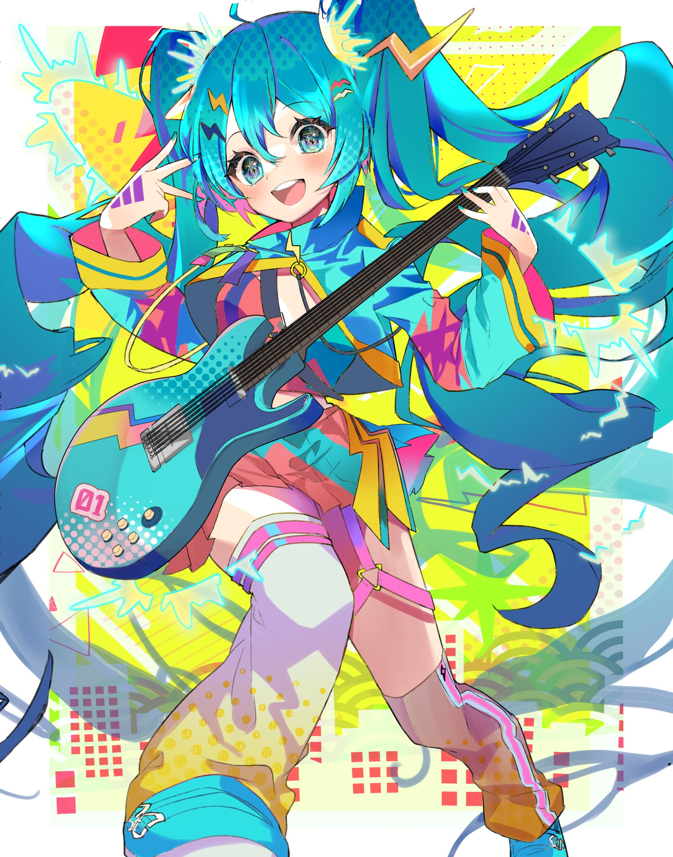 【ファンアート】2023ライブVer.初音ミクイラスト-1