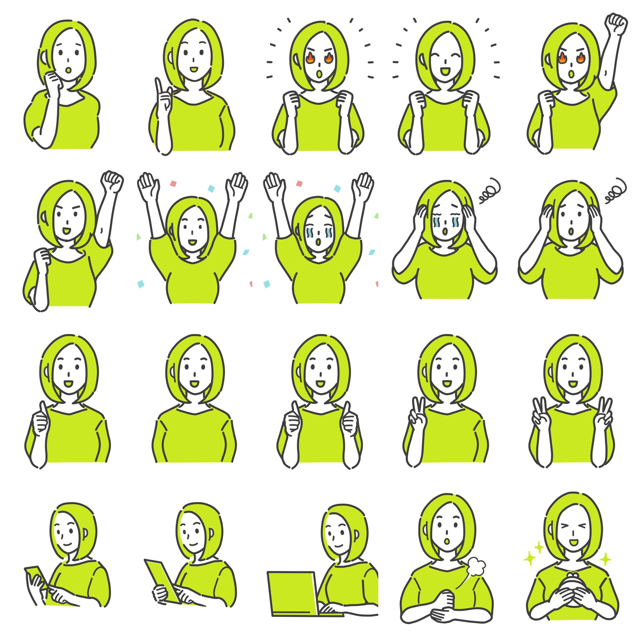 シンプルイラストサンプル-1