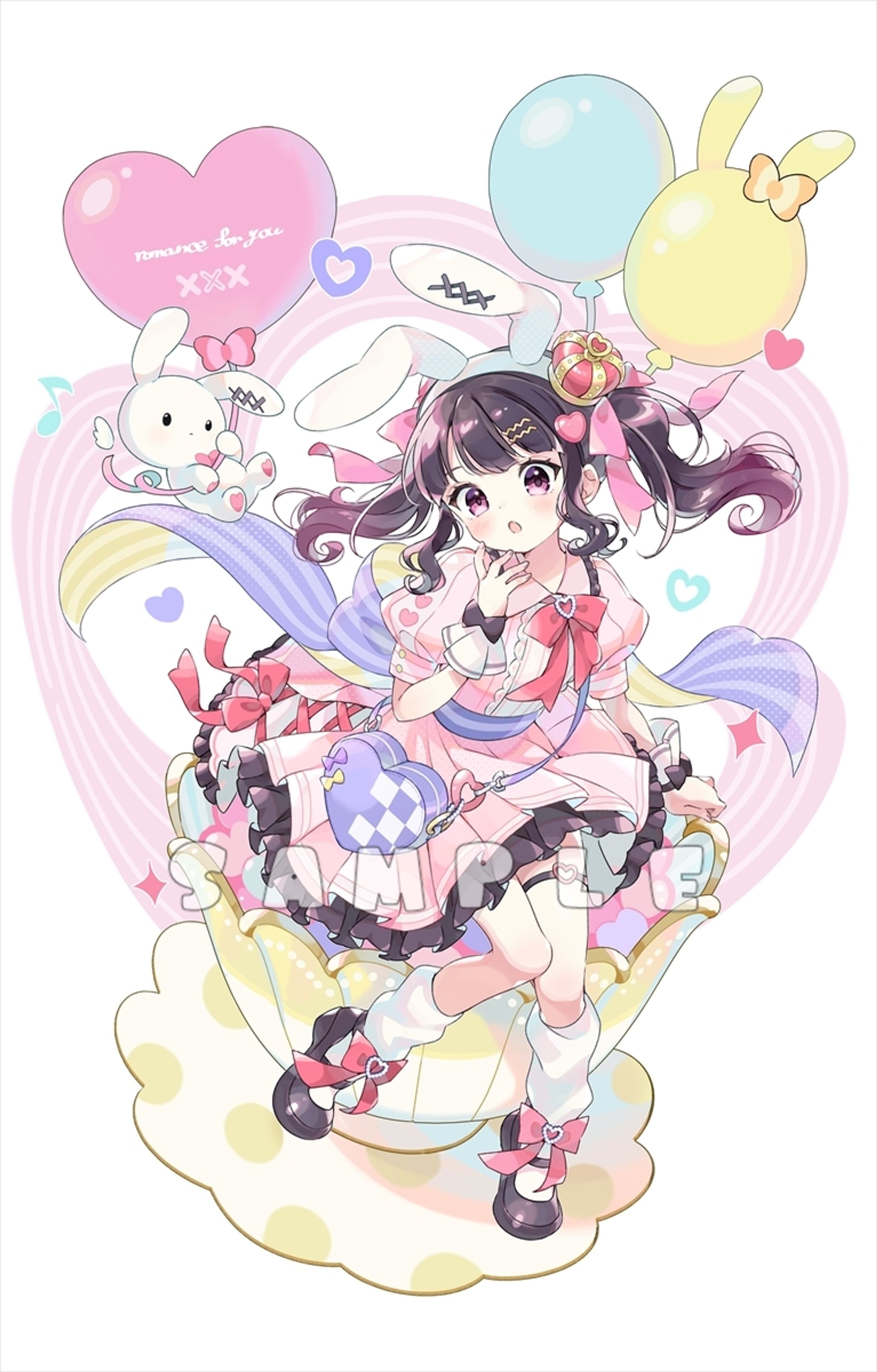 愛染りりあ様　冬グッズイラスト-1