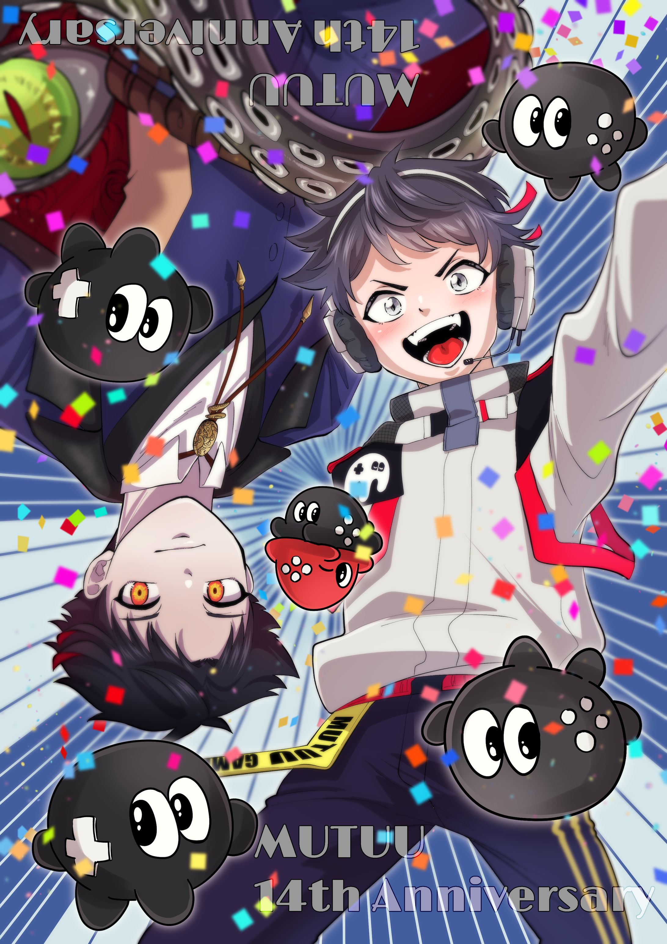 【版権】配信者アニバーサリーイラスト-1