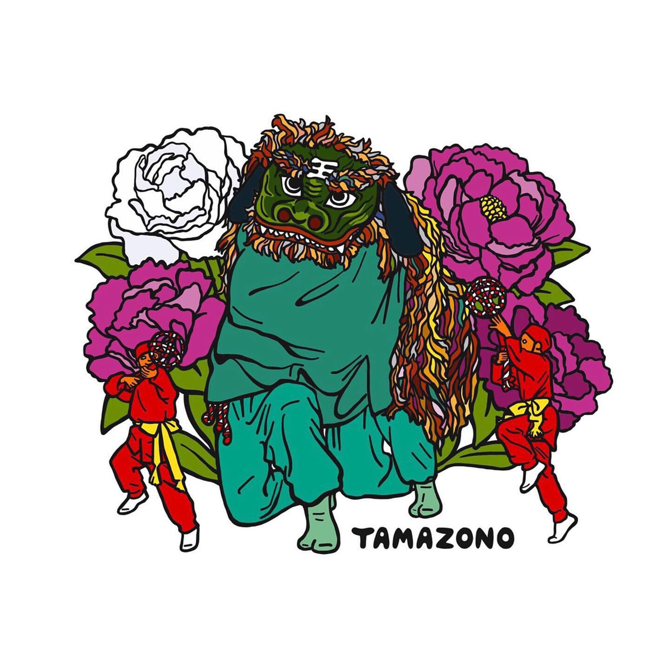 【イラスト紹介:玉園町】﻿
﻿
﻿
﻿
﻿
今回はっぴぃくんち展開催に伴い、CHEBLO(@cheblo9 )による本年度踊町五ヶ町のイラストを制作しました😌🖍﻿
お気に入りの町を見つけてみてください😊☆﻿
﻿
﻿
﻿
【玉園町】(@tamazono2019 )﻿
﻿
・町史﻿
﻿  玉園町は、戦後昭和３８年にできた街ですが、この地域での町づくりは古く、４００年近く前に遡ります。長崎がオランダと交流する前、主に筑後柳川方面より移って来られた方達が「筑後町」を作り、それが大きくなって寛文１２年（１６７２）上（かみ）と下（しも）の二町に分かれ、そのうちの上筑後町の全部と周辺の一部（東上町・下筑後町の各一部）が合併して玉園町となりました。﻿
﻿
　諏訪神社がある玉園山の麓の町ということでこの名前が付けられました。﻿
﻿
﻿
・獅子踊り﻿
この両筑後町の江戸時代の「くんち」の奉納踊は、出身地にちなんだ「越後獅子」でしたが、明治になってから廃れました。﻿
﻿
以後「石橋」（しゃくきょう）、「勢獅子」（きおいしし）「越後獅子」等獅子にちなんだ本踊りに代わっていきました。﻿
昭和九年に長与村吉無田部落の「夫婦獅子」で復活しました。﻿
戦後の昭和２３年に旧上筑後町が、一頭立てではありますが同じ吉無田郷の「獅子踊」を奉納いたしました。﻿
﻿
これからの伝統を継承して、玉園町は昭和５８年以来吉無田の郷の「獅子踊」を４回連続して奉納しており、今回で５回の奉納になります。獅子は、ライオンを原型としており、悪霊祓いの霊獣として、中国（東南アジア？）で成立したといわれています。﻿
獅子頭をつけて踊る獅子舞踊は、７世紀頃までに朝鮮半島を経由して日本に渡来し、全国に広まりました。獅子踊の豪快さと愛らしい玉使いの子供達との絡みが見ものです。﻿
﻿
﻿
-玉園町HPより-﻿
﻿
﻿
﻿
玉園町イラストのポイント🌼﻿
背中の部分を、ステンドグラスっぽくも見えるカラフルな感じにしたのがポイントです🔥✨﻿
獅子だけに注目されがちですが、両脇に玉使いを入れて動きのある様子にしました🙌﻿
﻿
﻿
﻿
#cheblocrafthouse #個展 #長崎 #出島 #長崎くんち #おくんち #今博多町 #魚の町 #籠町 #玉園町 #江戸町 #くんち大好き #nagasaki #dejima #gallery #exhibition #nagasakikunchi #nagasakikunchifestival #japanesetraditional #cheblo #イラスト #イラストレーター #illustration #illustrator #animal #character #獅子踊り #舞狮 #插图 ﻿ #はっぴぃくんち展 ﻿
★★★﻿
﻿
「はっぴぃくんち展-山田乃里子個展-」﻿
﻿
﻿
日時:9/20(金)-10/20(日) 13:00-19:00﻿
﻿
場所:CHEBLO CRAFT HOUSE (@cheblocrafthouse ) ﻿
長崎市出島町5-3 村川ビル2階﻿
﻿
🌷入場無料🌷水・木定休日﻿
﻿
﻿
★★★-1