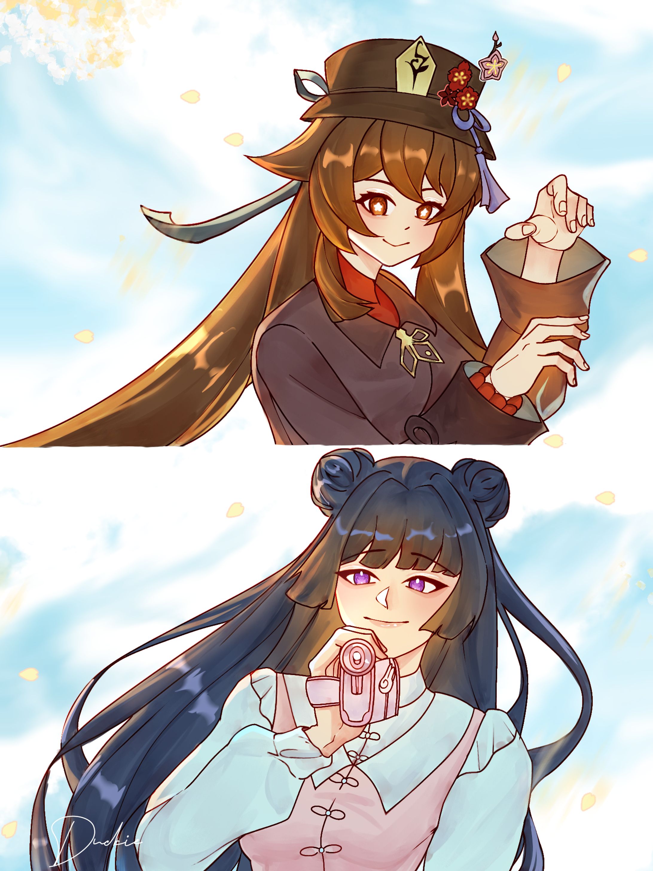 Duo sample + chibi-1