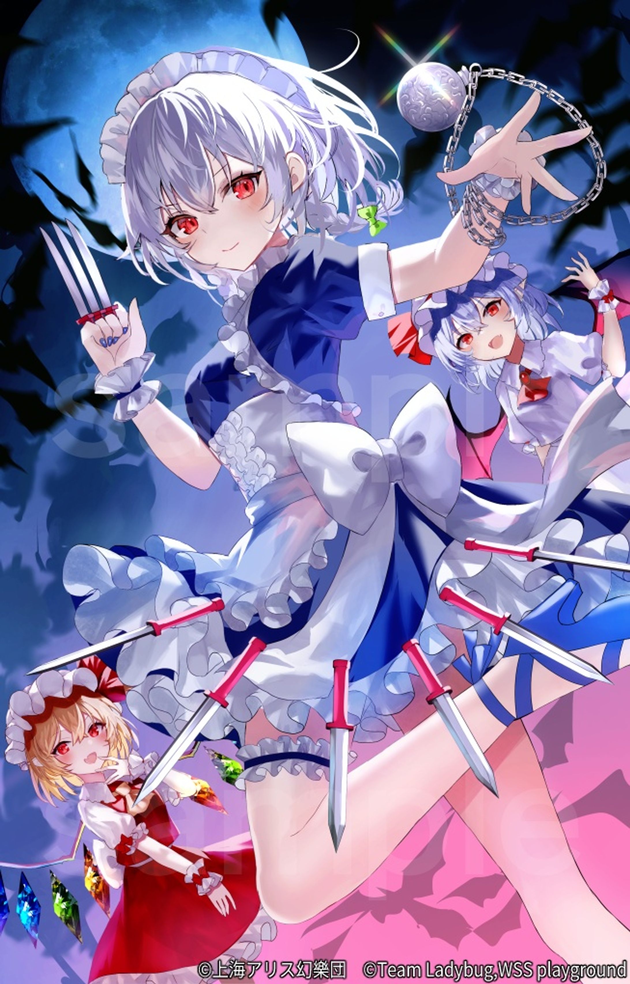仕事絵【Touhou Luna Nights】-1
