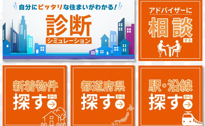 LINEリッチメニュー：不動産