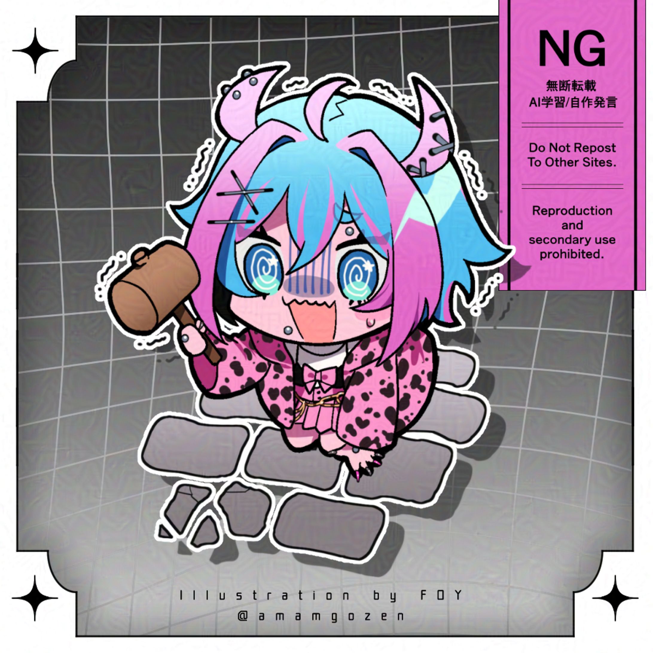 Razzプロダクション所属Vライバー-禍星るもあSD-1