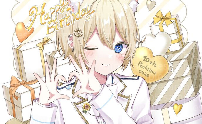 【works】バストアップアイコン用イラスト