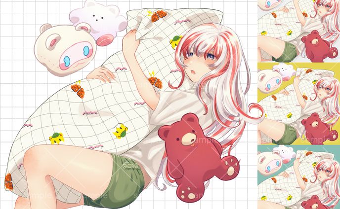 イラスト、アニメーション、よその子
