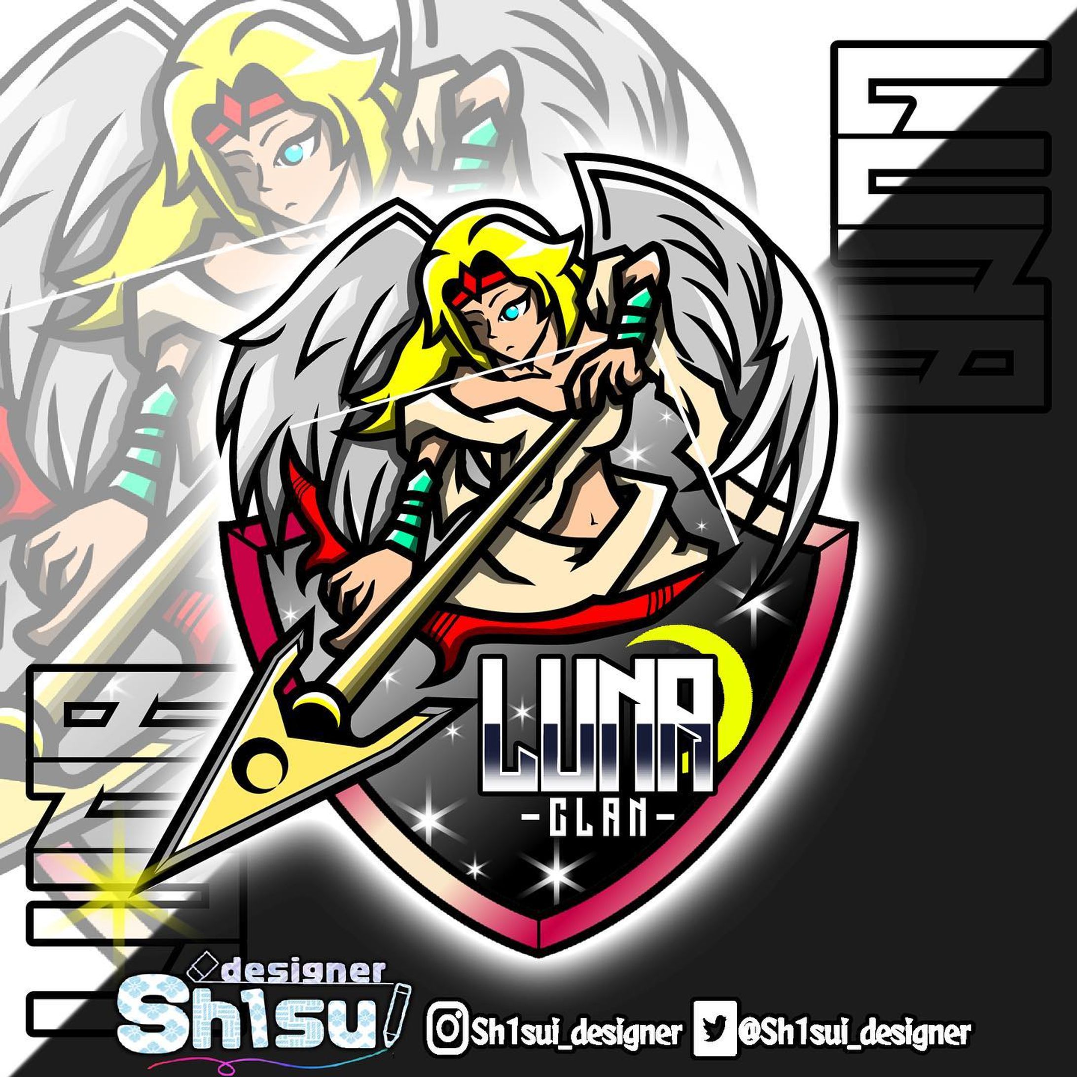 ❖Mascot logo❖

concept:天使+月(Angel & moon)

text:LUNA

Plz Twitter Follow& like

#Mascotlogo #mascot #design #logodesigner #designer #character #illustration #logos #clanlogo
#esportlogo #esports #mascotlogo #mascotlogoinspirations #art #artwork  #logoinspiration #logoawesome #designgraphic #logoplace #logoinspire #sportslogo #graphicdesign #mascotsportbranding #logodesigns #gaming #gamingteam  #gaminglogo #mascotlogoinspirations #esportlogoteam #logosportideas-1