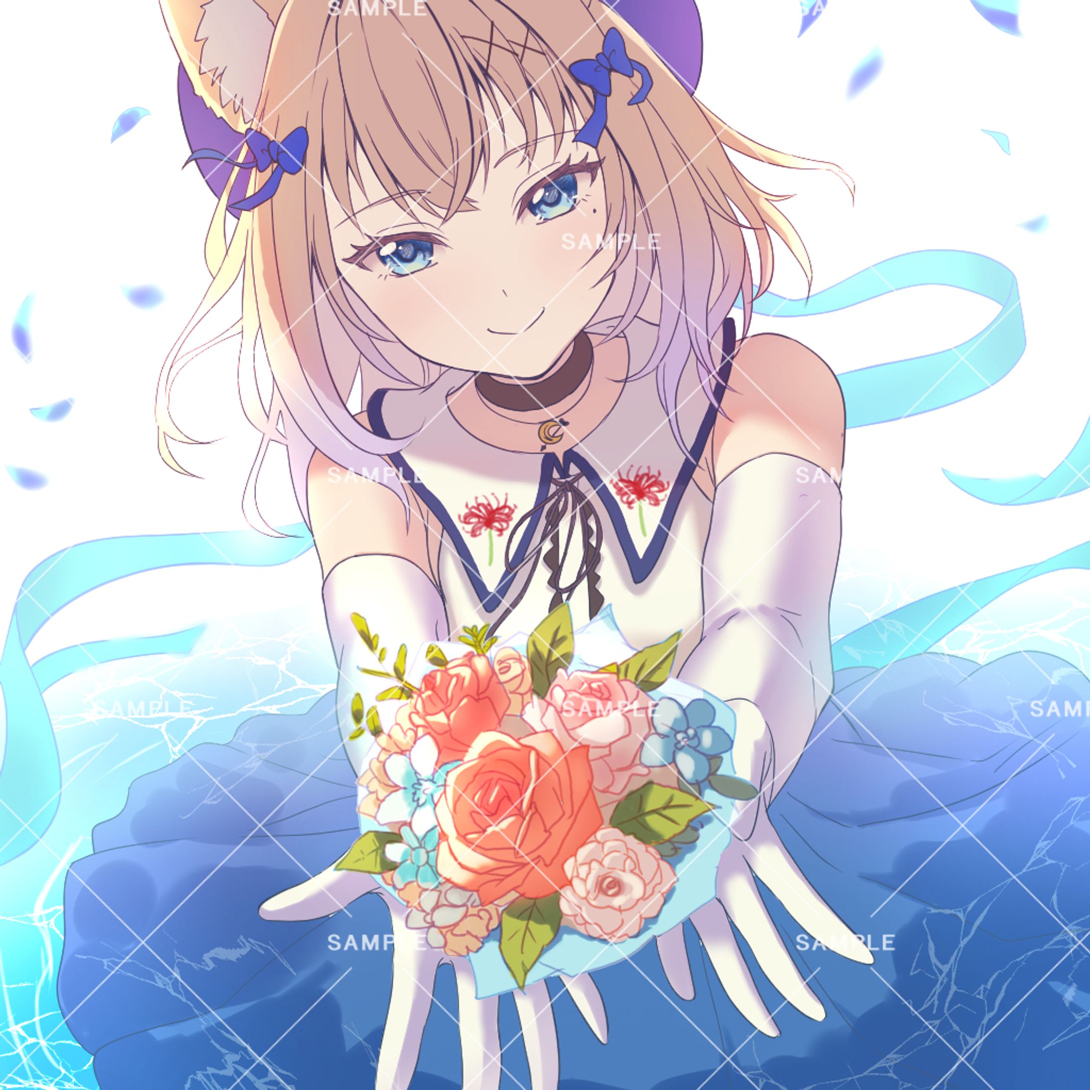 狐月フランさん誕生日ファンアート-1