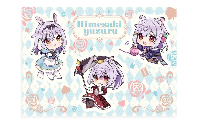 姫咲ゆずる様 4周年記念グッズシール