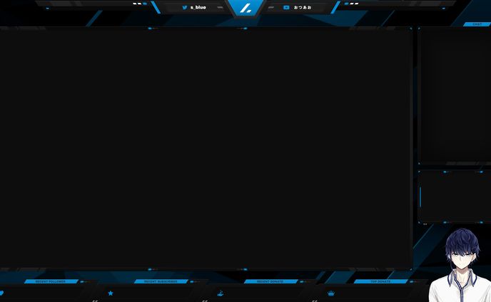 ォッァォ Twitch配信画面 ver.1.2