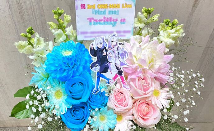 live photo、楽屋花