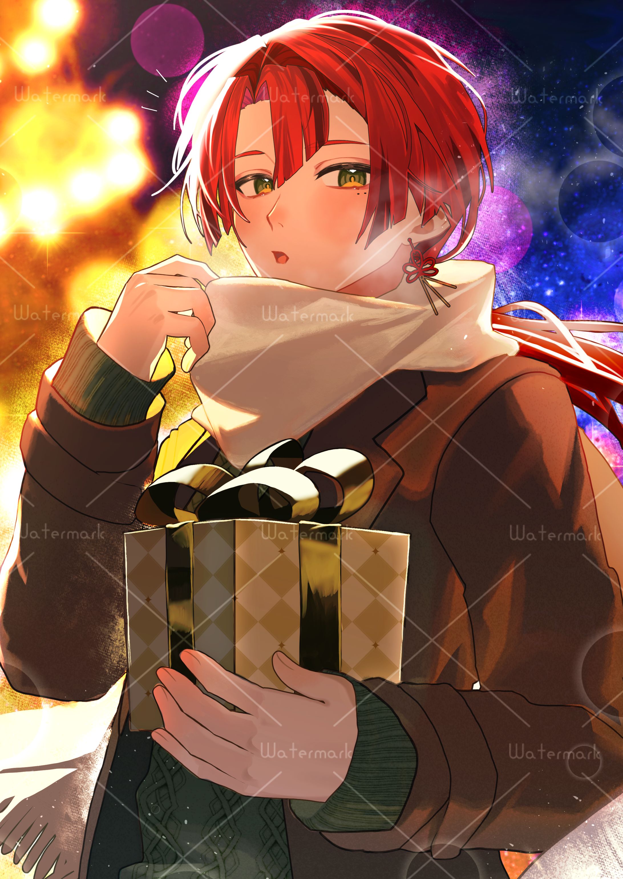 辛巳 紅風様 クリスマスイラスト-1