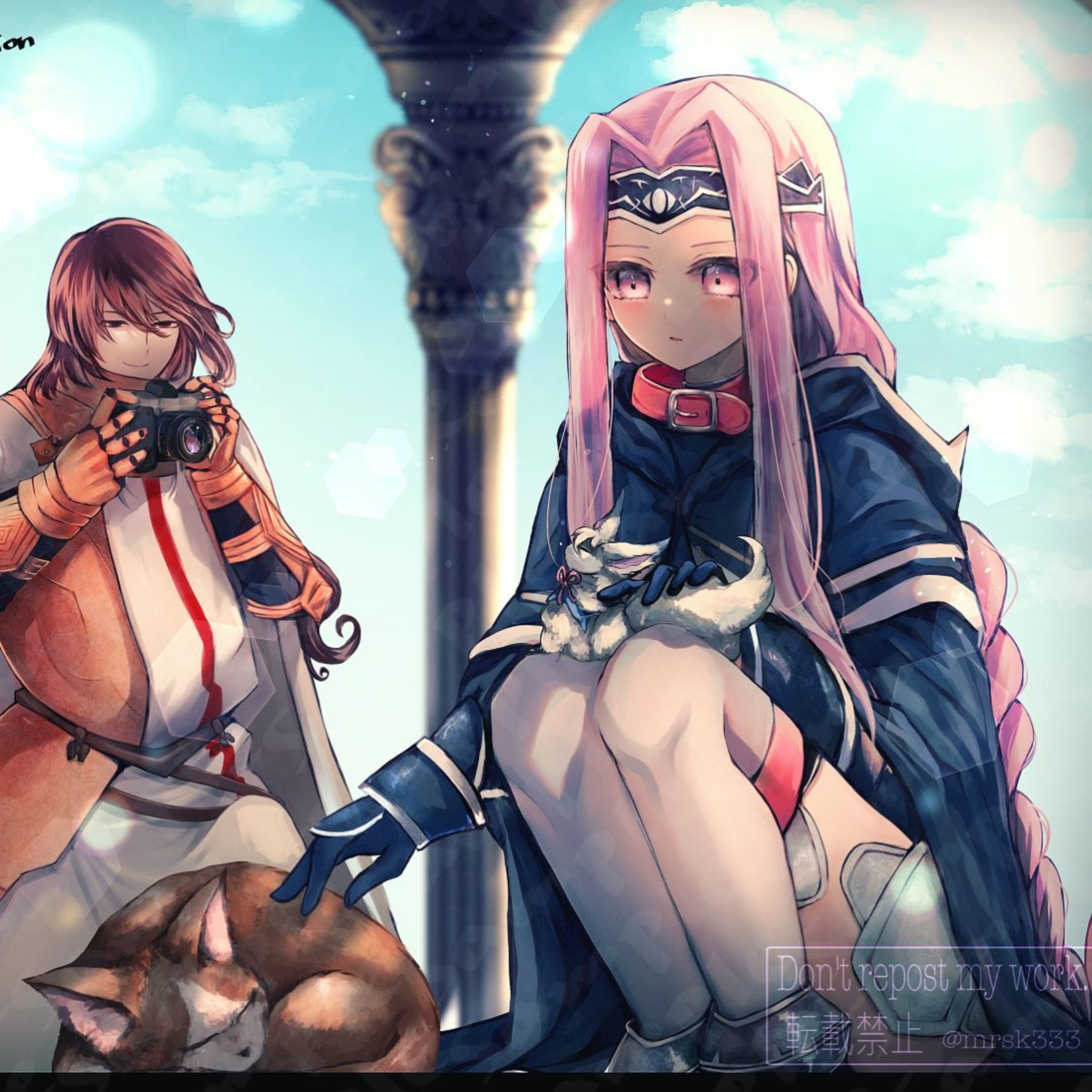 #ゲオルギウス #メドゥーサ #FGO #イラスト #illustration #clipstudiopaint #commission-1
