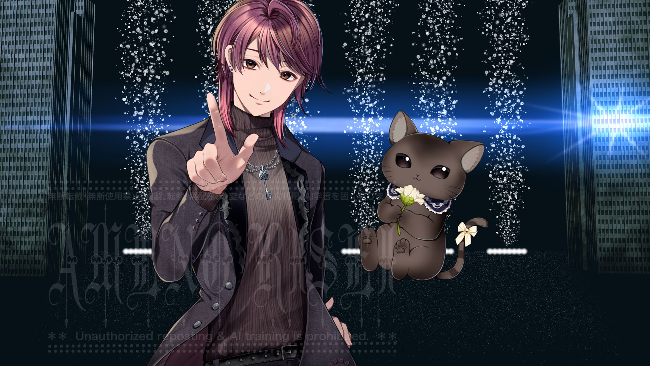 支穏蘭世様『White Love』歌ってみたMVイラスト 2025-1