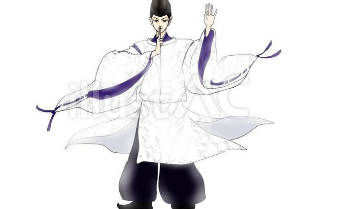 安倍晴明イメージイラスト素材