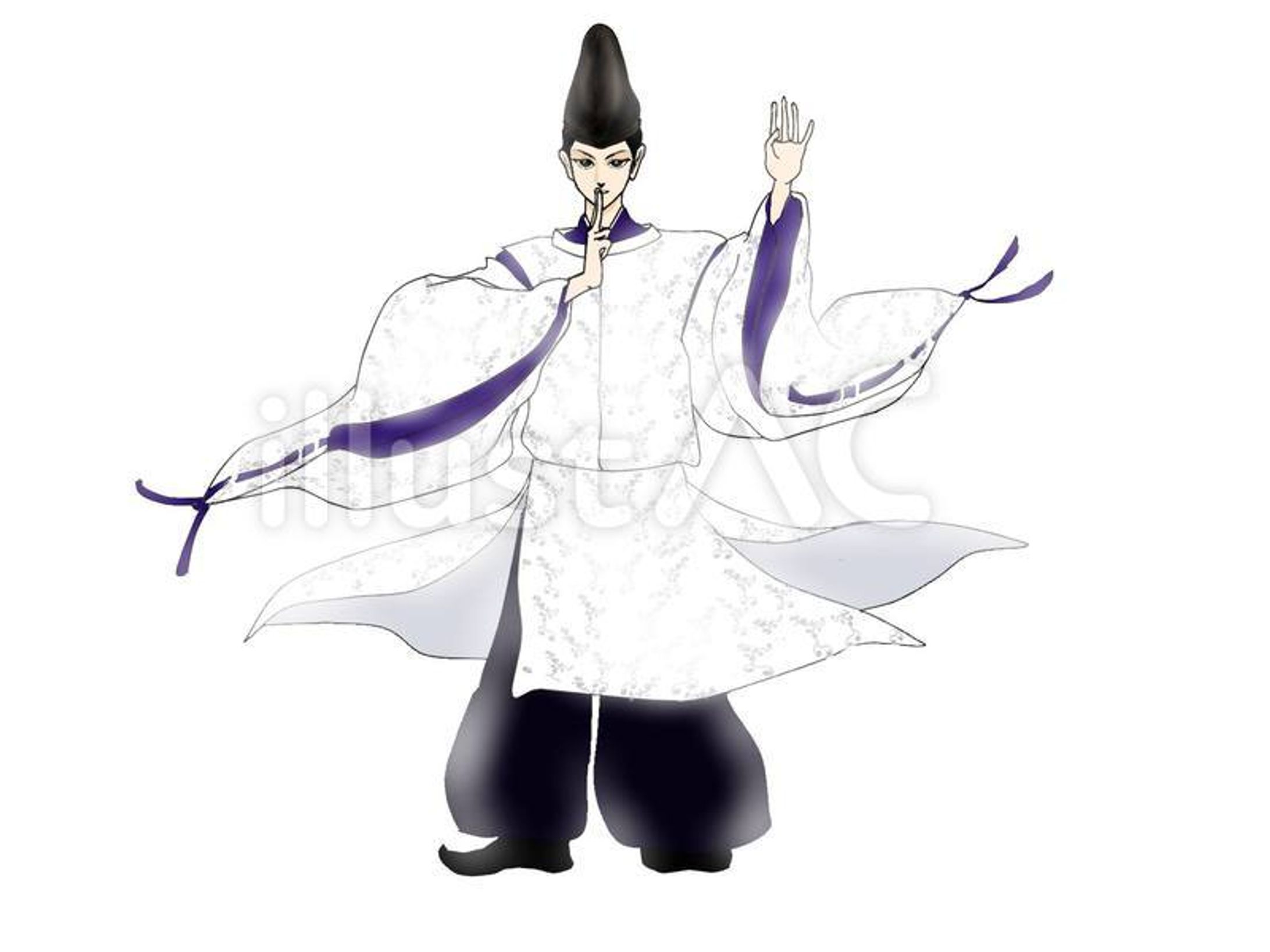 安倍晴明イメージイラスト素材-1
