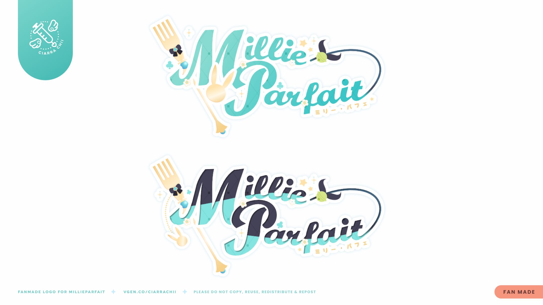 Millie Parfait - Fanmade Vtuber Logo-1
