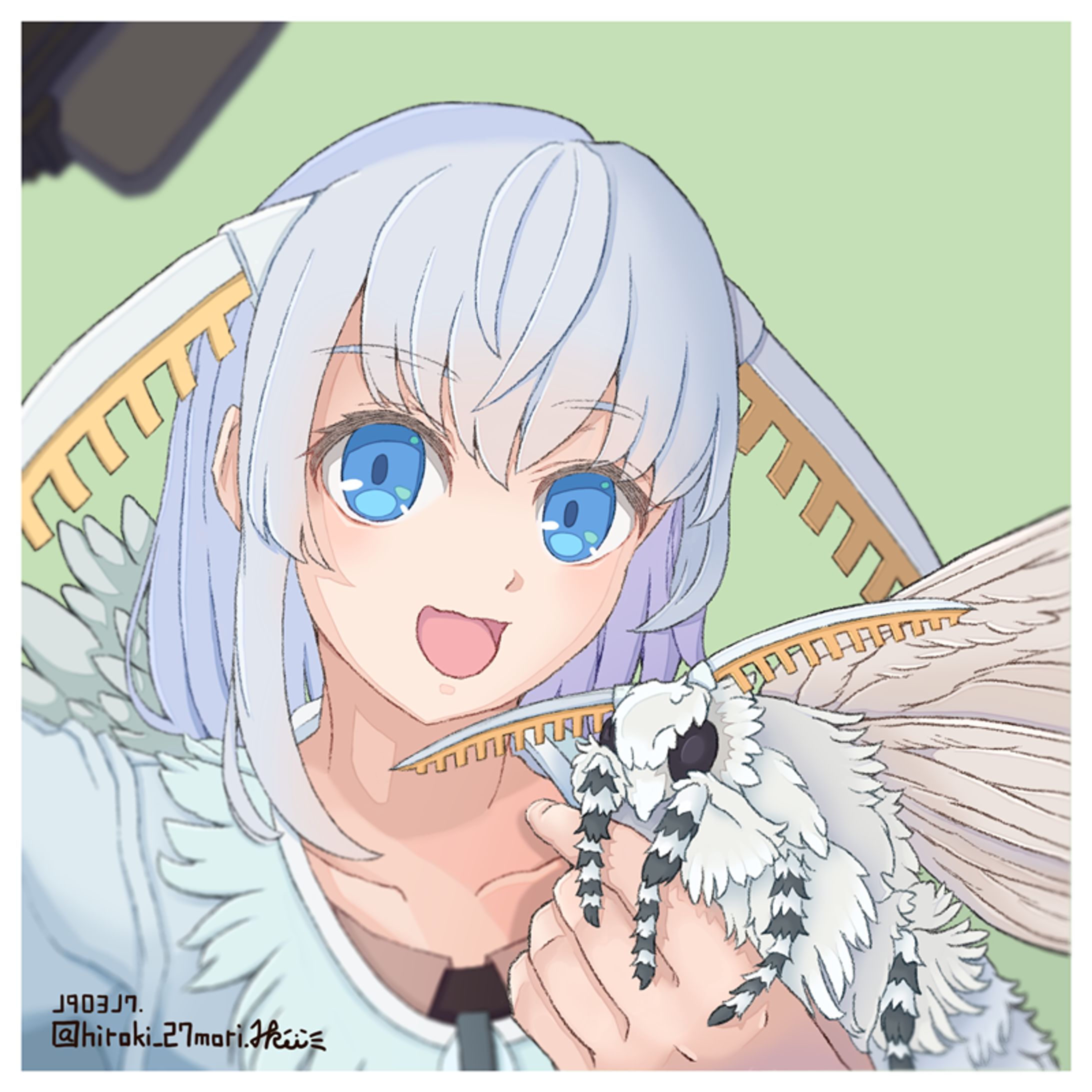リンゴドクガと自撮り！-1