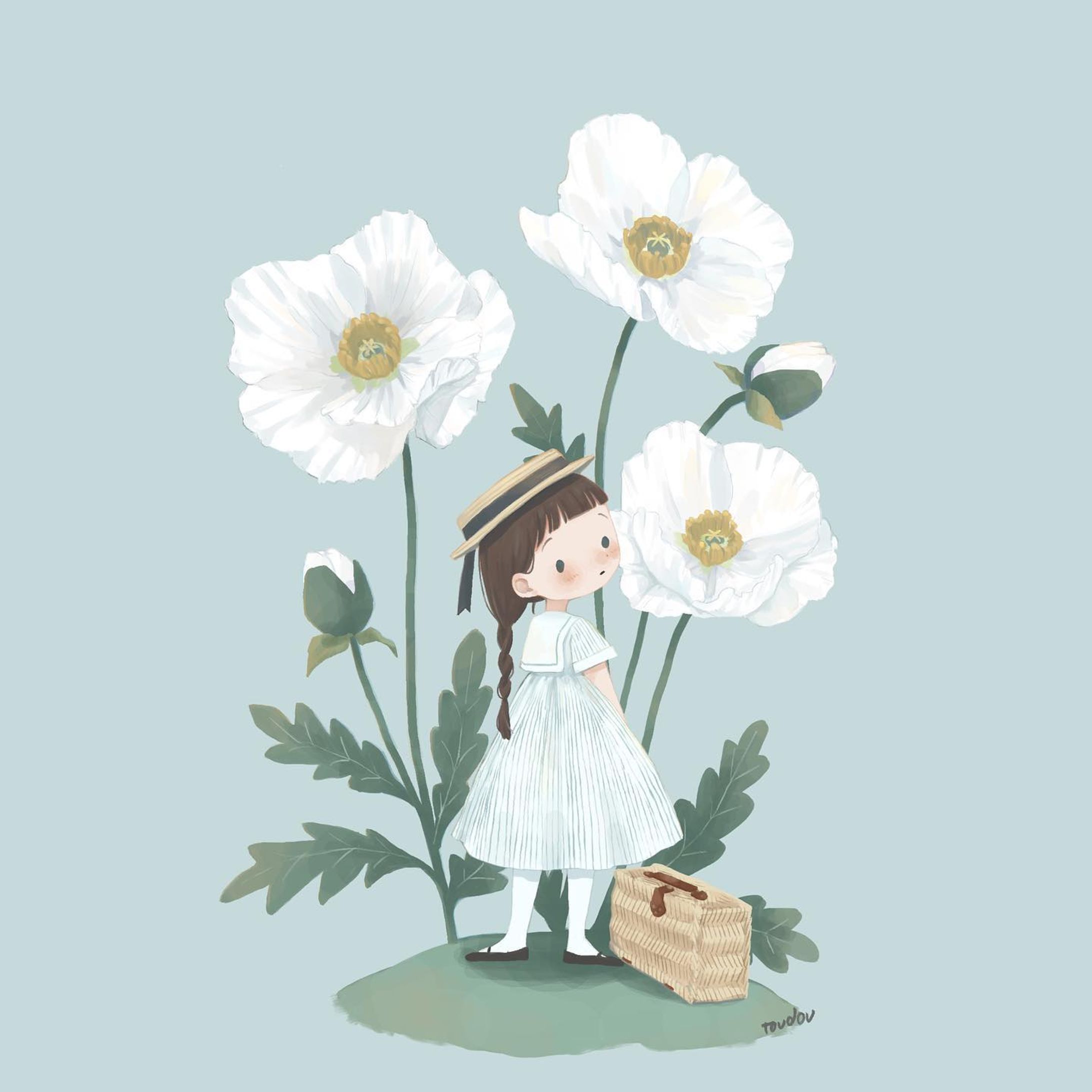 poppy

（シアサッカーのセットアップが欲しくなる夏…）

#illustration #イラスト #夏　#夏コーデ #女の子イラスト #爽やかコーデ #ポピー #カンカン帽 #おえかき #おえかきぐらむ #いらすとぐらむ #挿絵 #イラストカット #花のある暮らし #花イラスト #イラストレーター #アイコンイラスト #イラストのお仕事受付中 #flowers #poppy #artwork #ドローイング-1