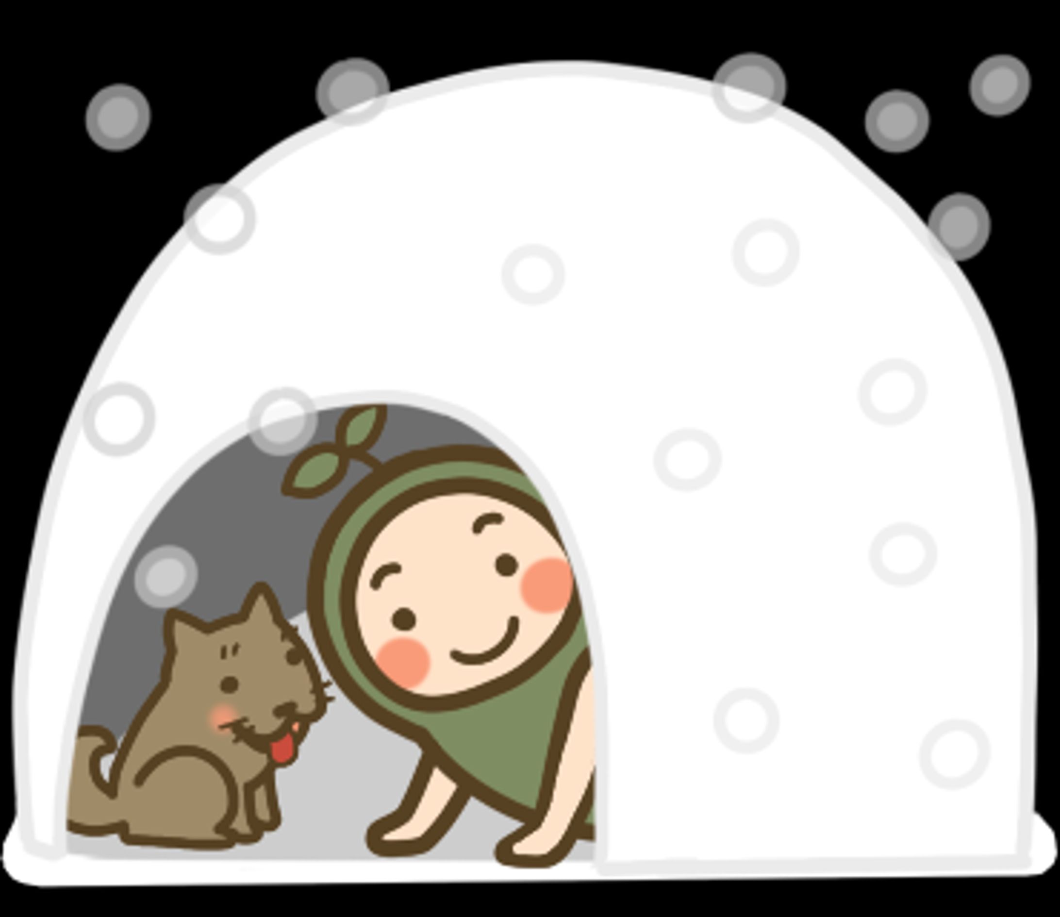 LINE stamp るいくん季節のメッセージ　冬-1