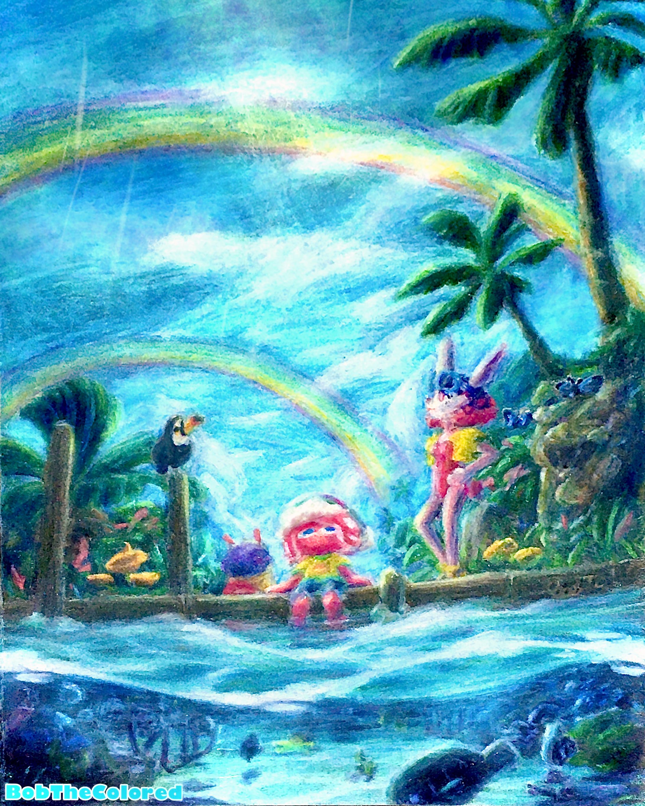 雨上がりの空(創作)-1