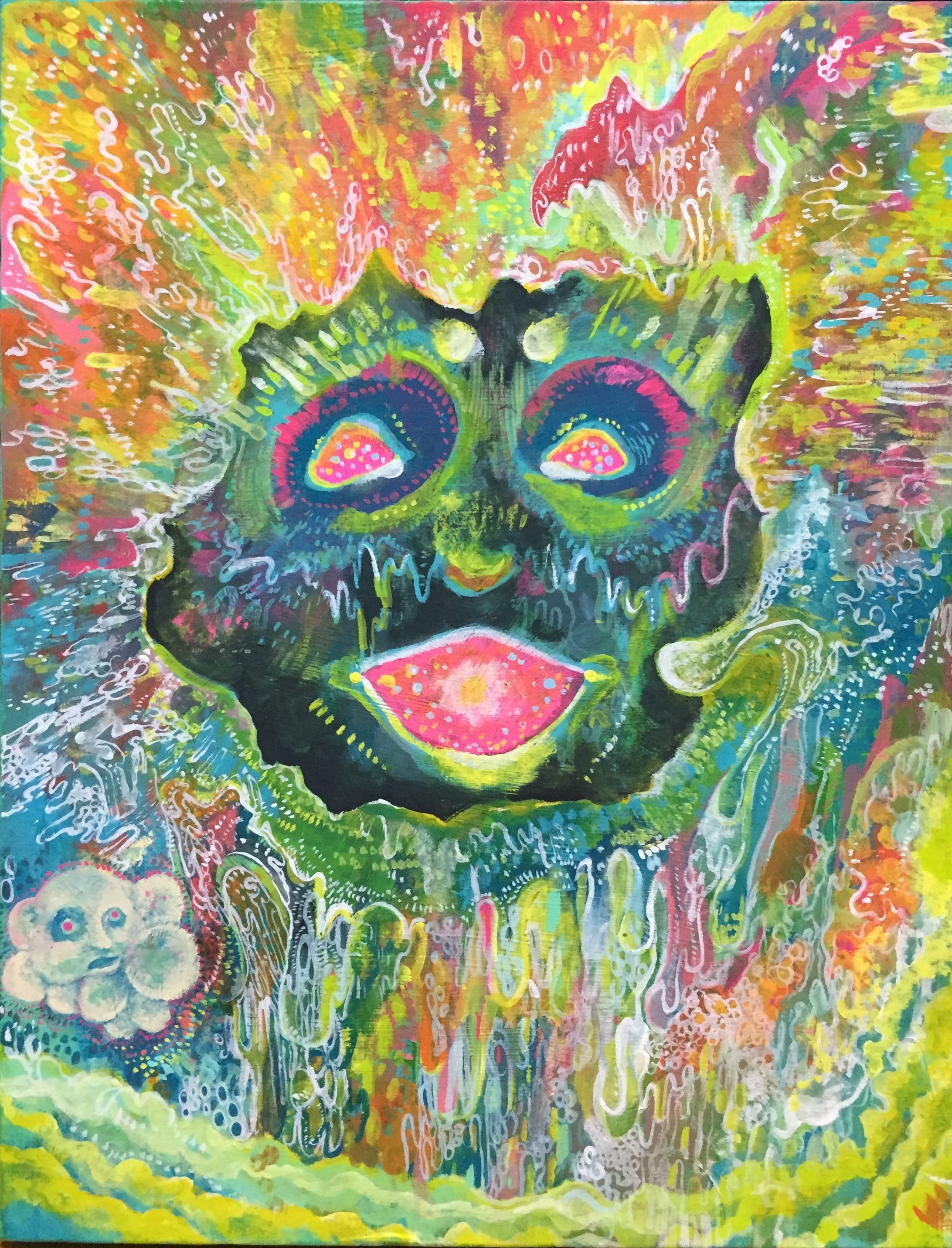 アクリルガッシュ作品