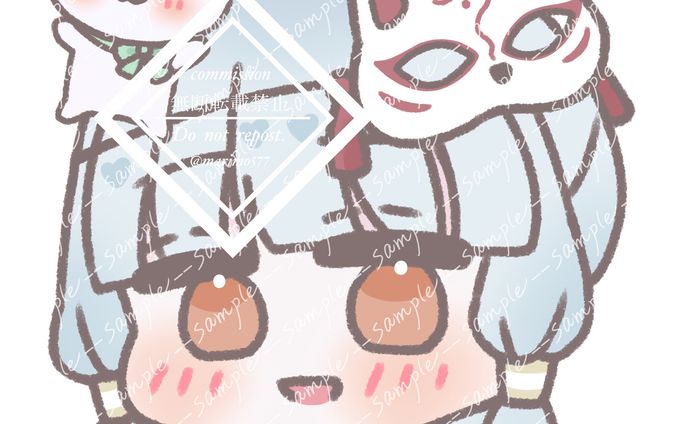 ポニテが似合う女の子(お仕事絵)