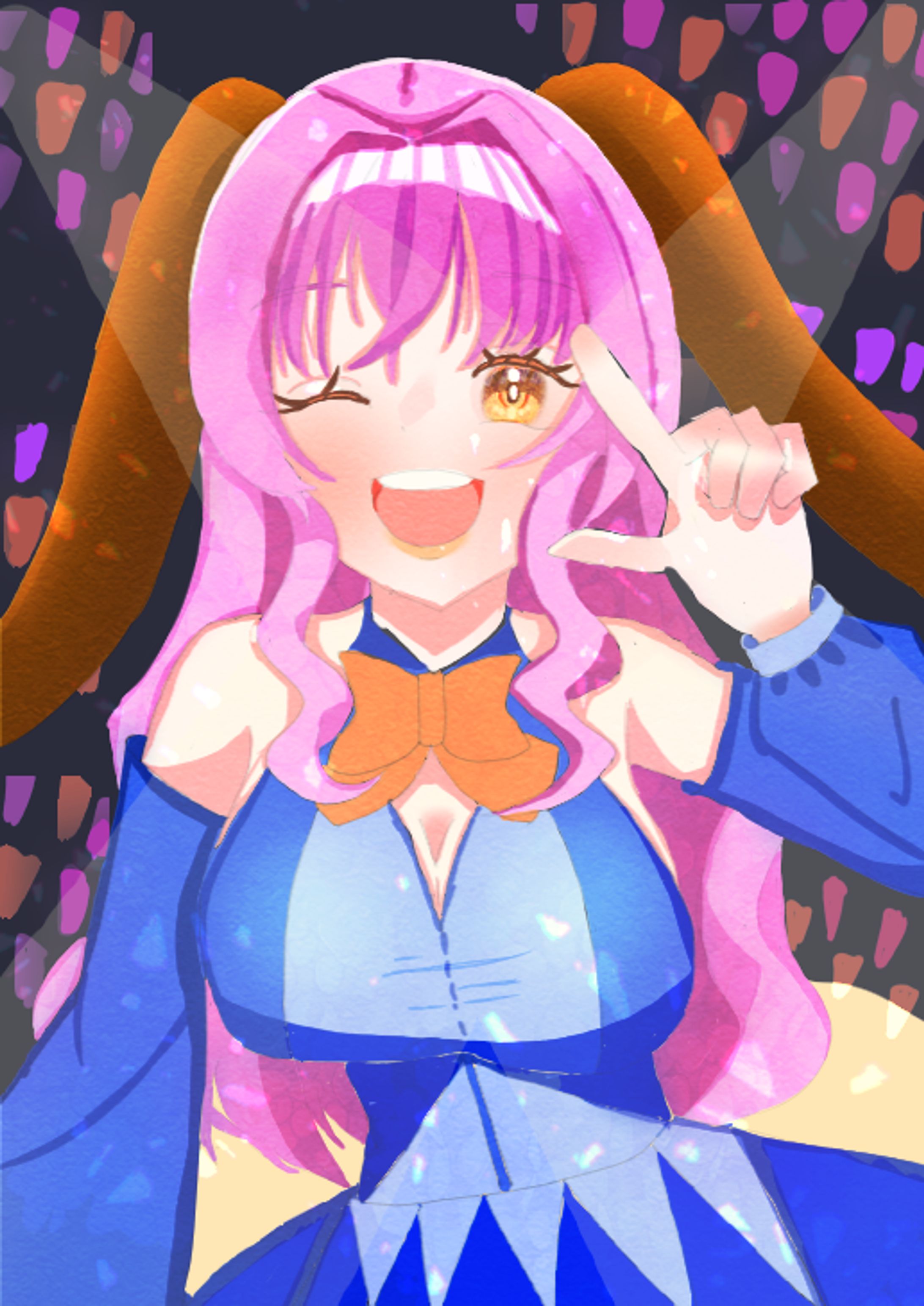 アイドル風柑橘ちゃん(うちの子)-1