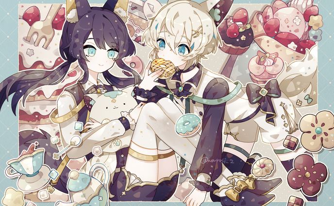 イラスト、貞さに