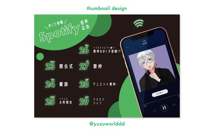 Spotify音声広告　サムネイル
