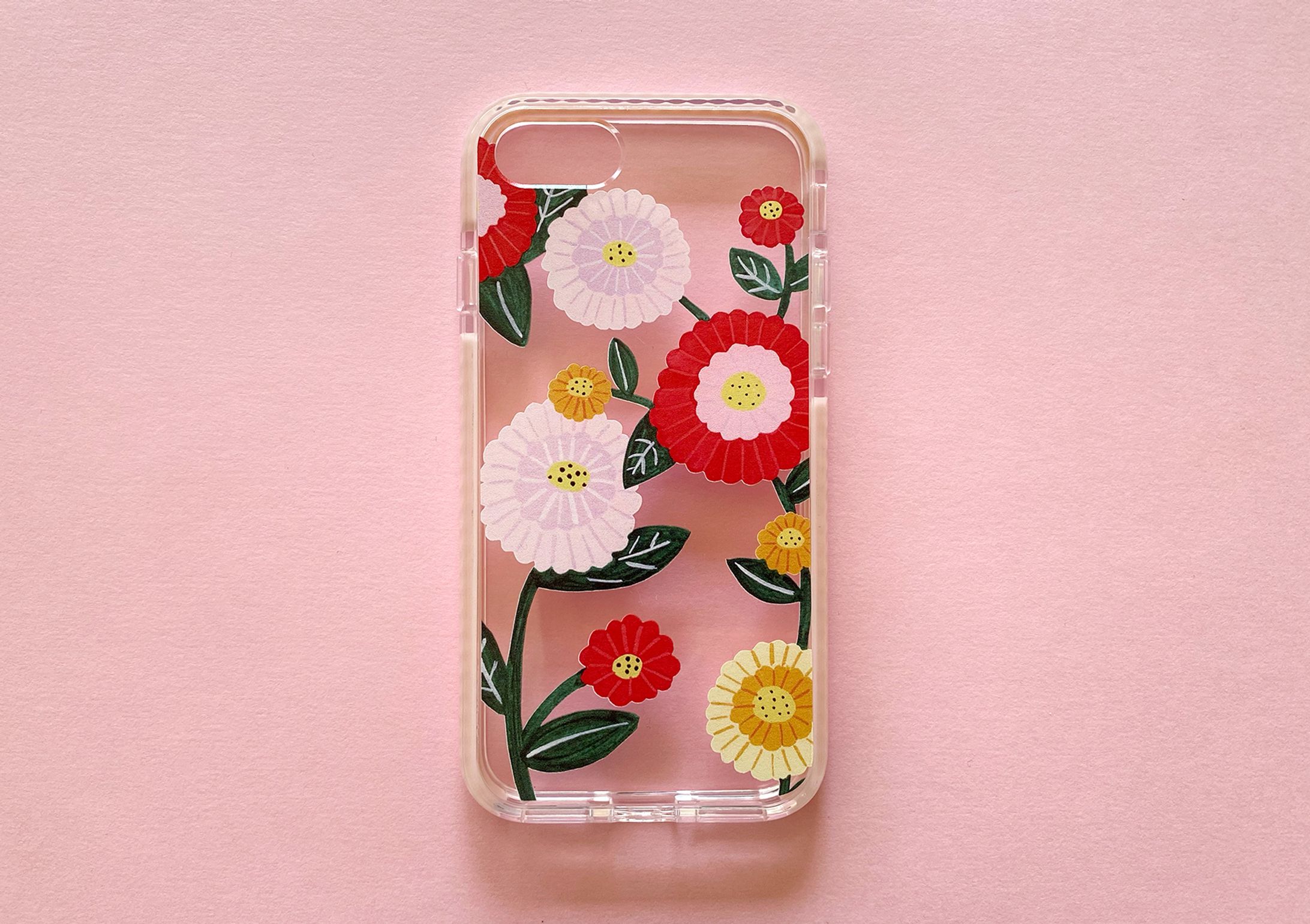 お花のトンネル iPhone クリアケース-1