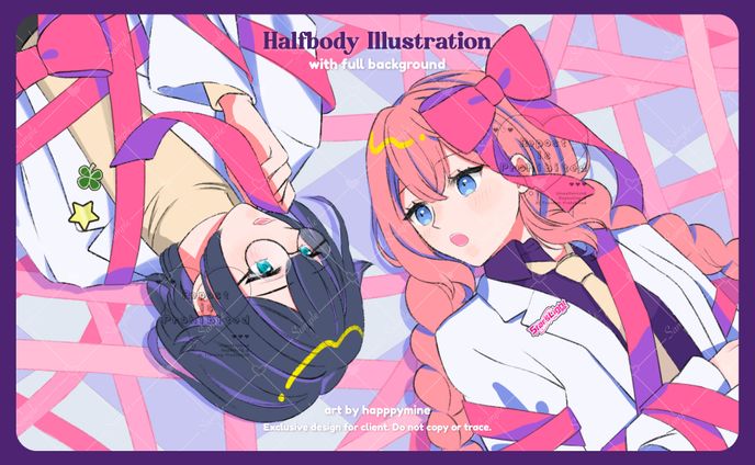 Halfbody Illustration