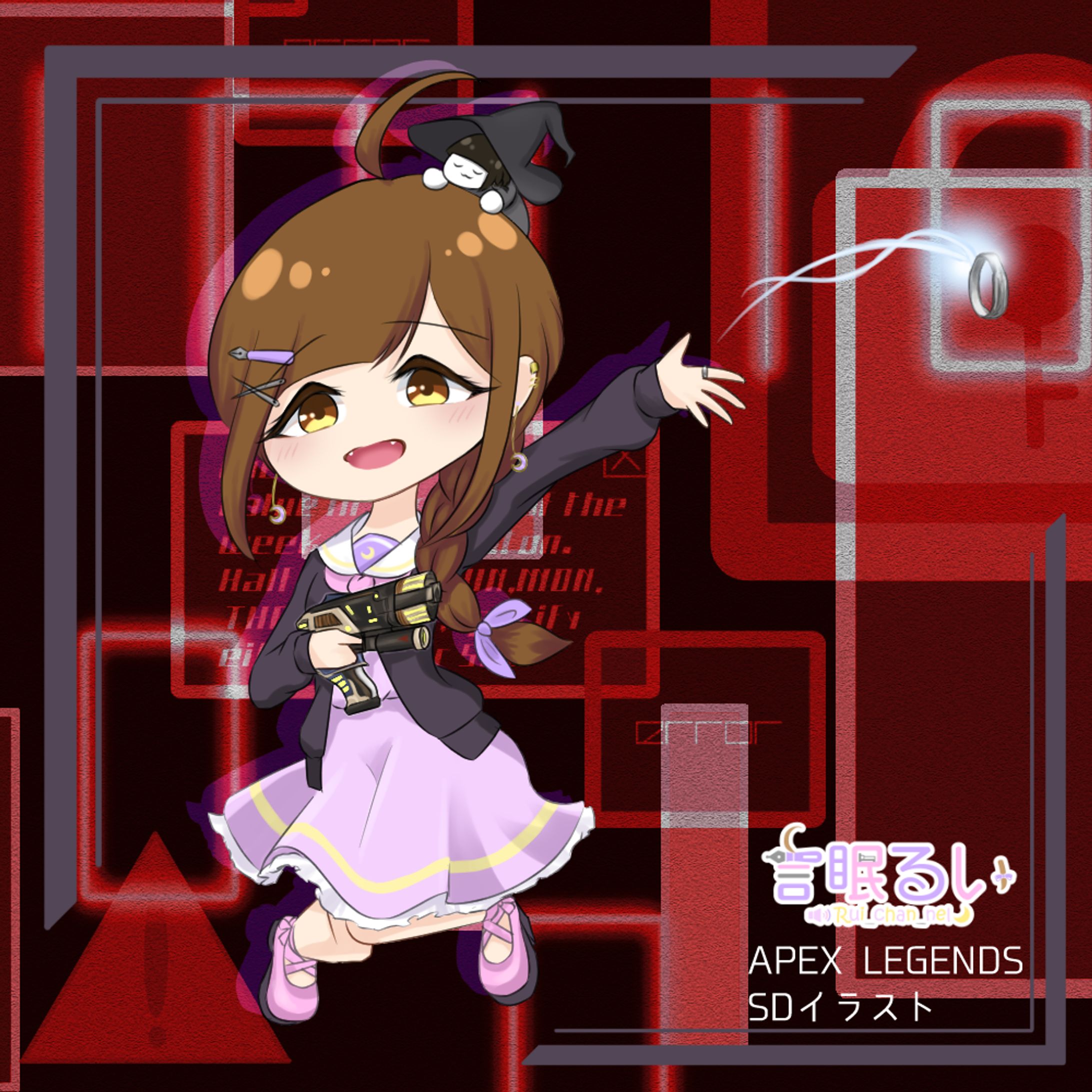 言眠るい APEX用SDイラスト-1