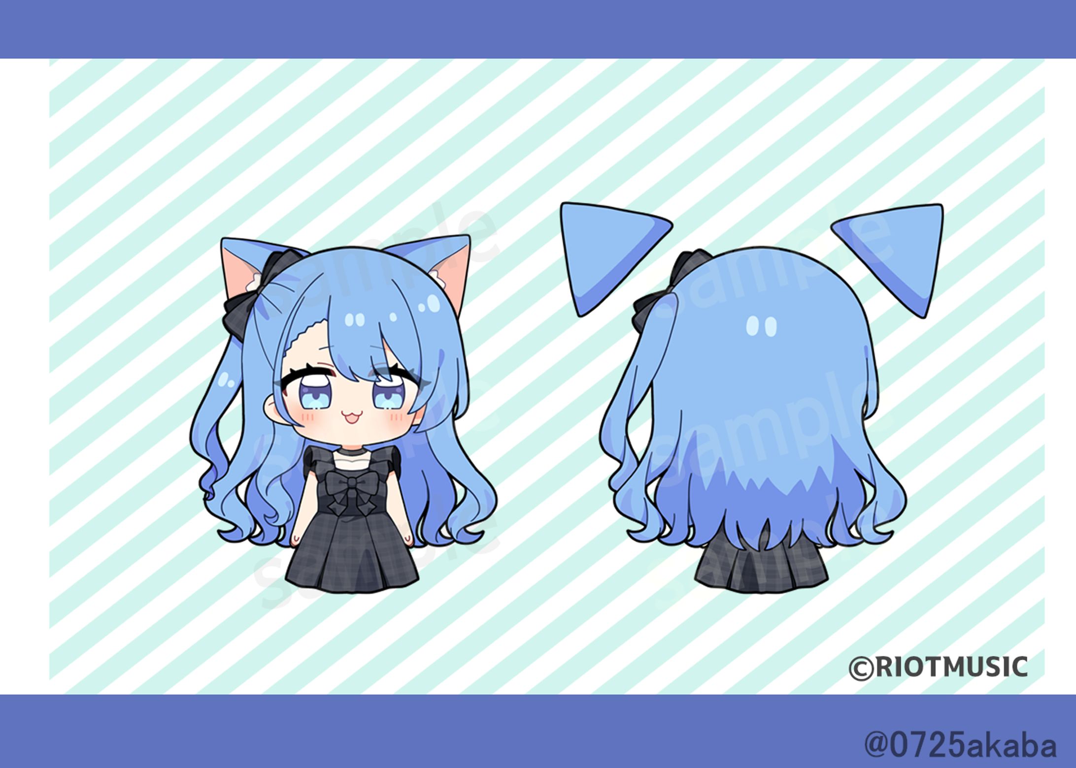 Meteopolis　凪原涼菜　グッズ用イラスト-1