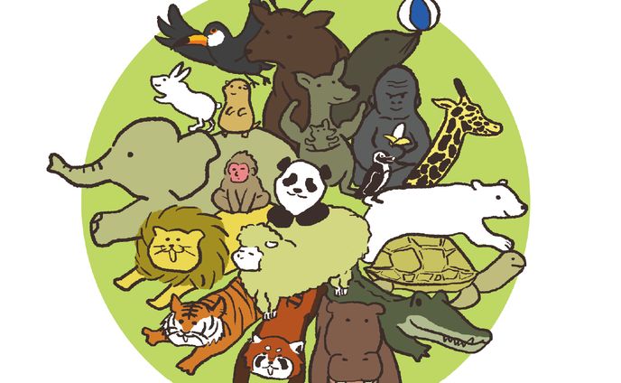 等身イラスト、上野(東京都)