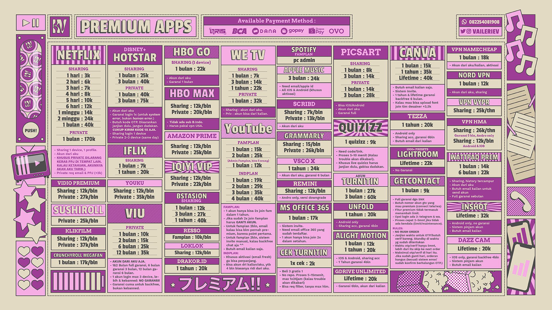 PRICELIST - VAILERIEV-1