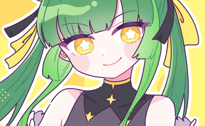 バストアップイラスト