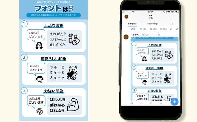[図解]フォントの説明画像/[Diagram] Font Explanation Imag/