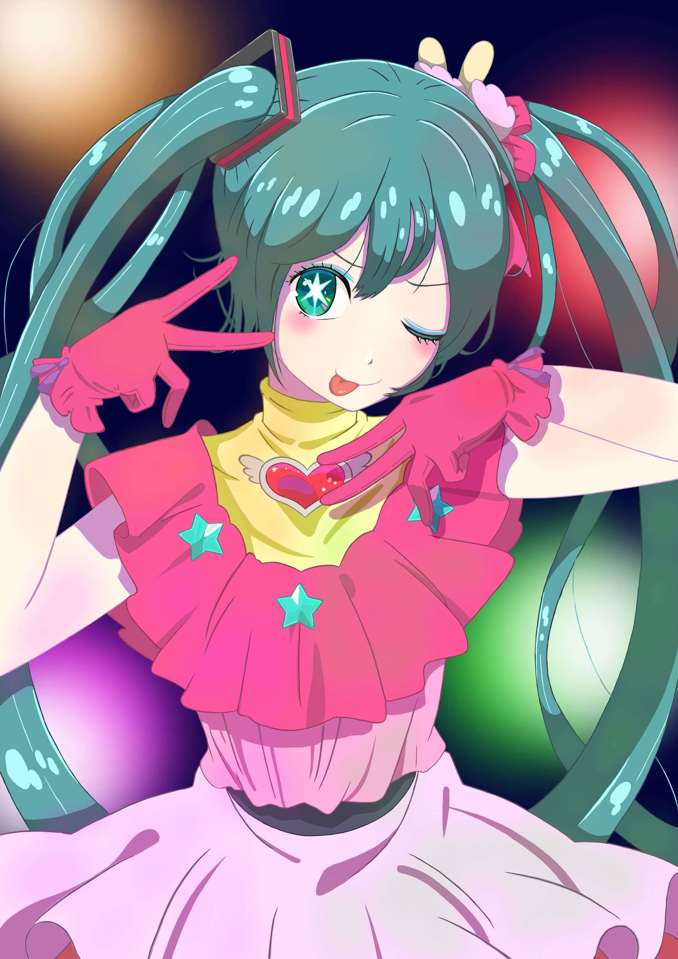 星野アイちゃんコスの初音ミク