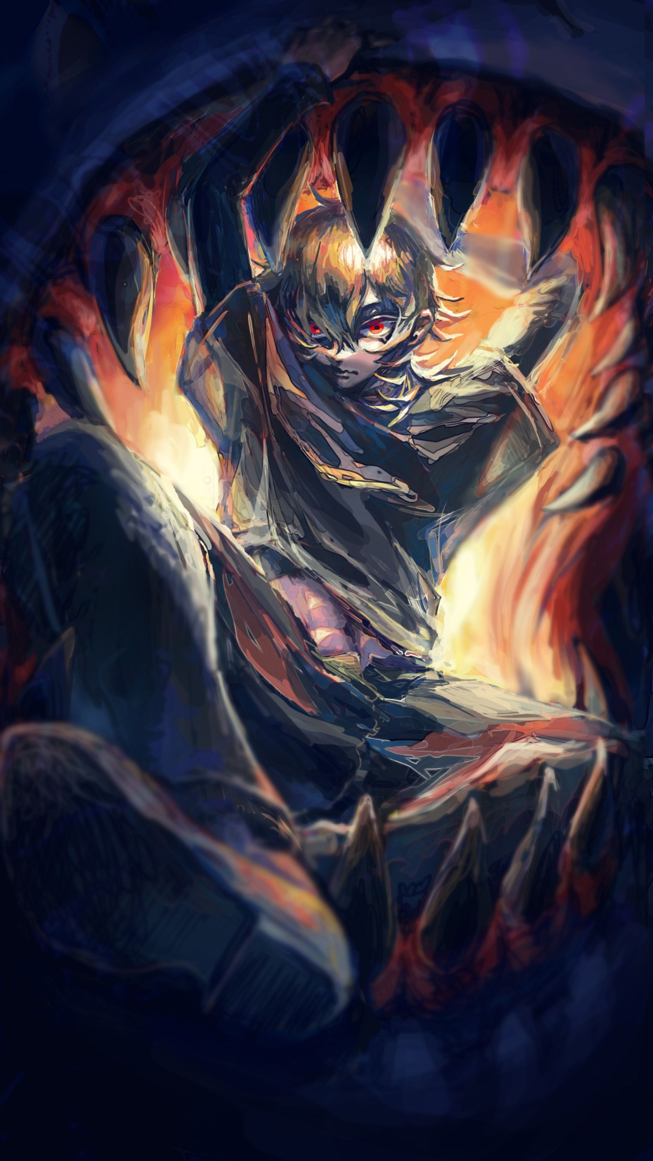 初・歌ってみたMVイラスト依頼「月陽-ツキアカリ」【鮫々】-1