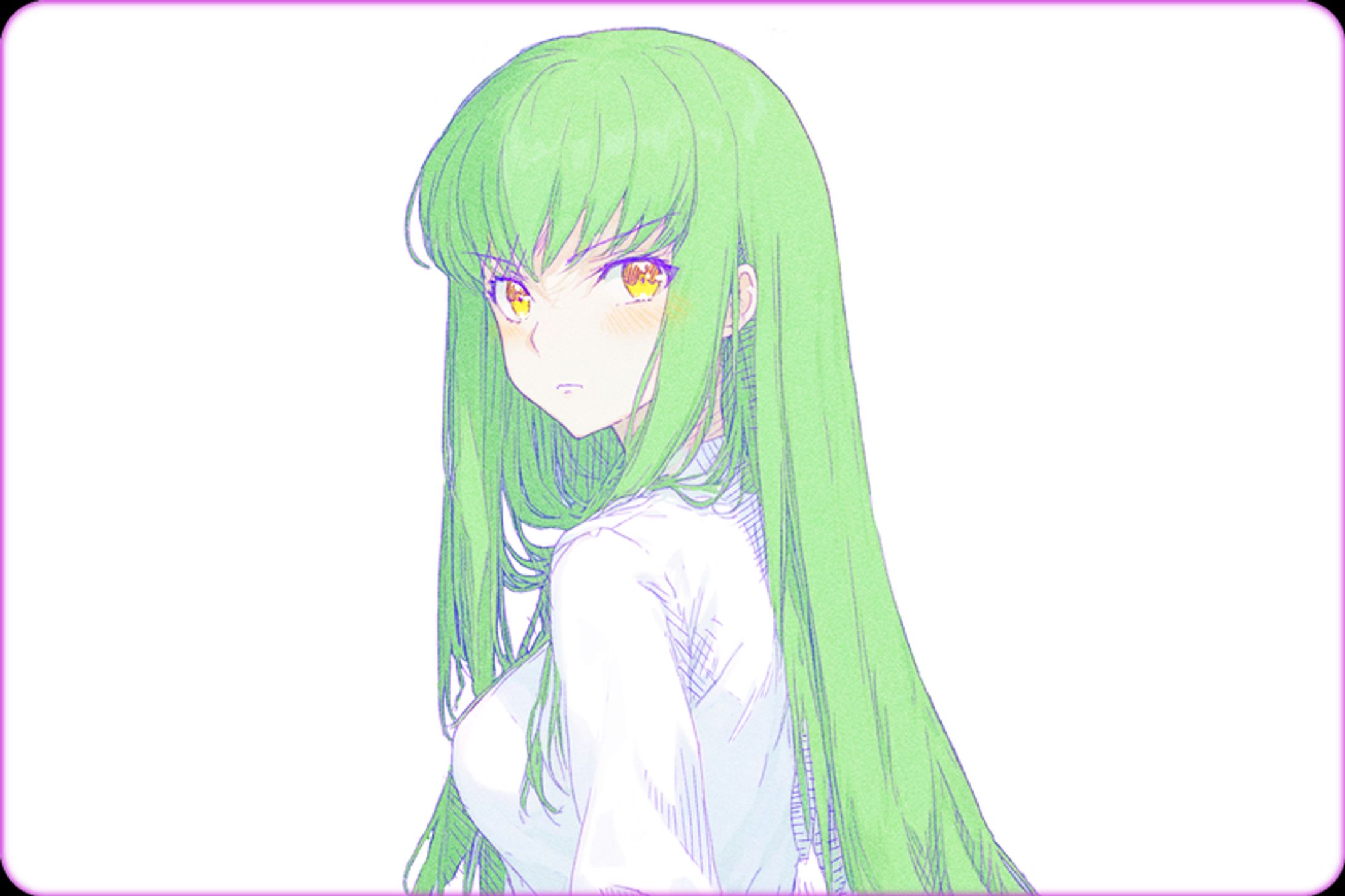 C.C. シーツー コースター コードギアス まねきねこコラボ　激レア C.C. シーツー コースター コードギアス まねきねこコラボ 激