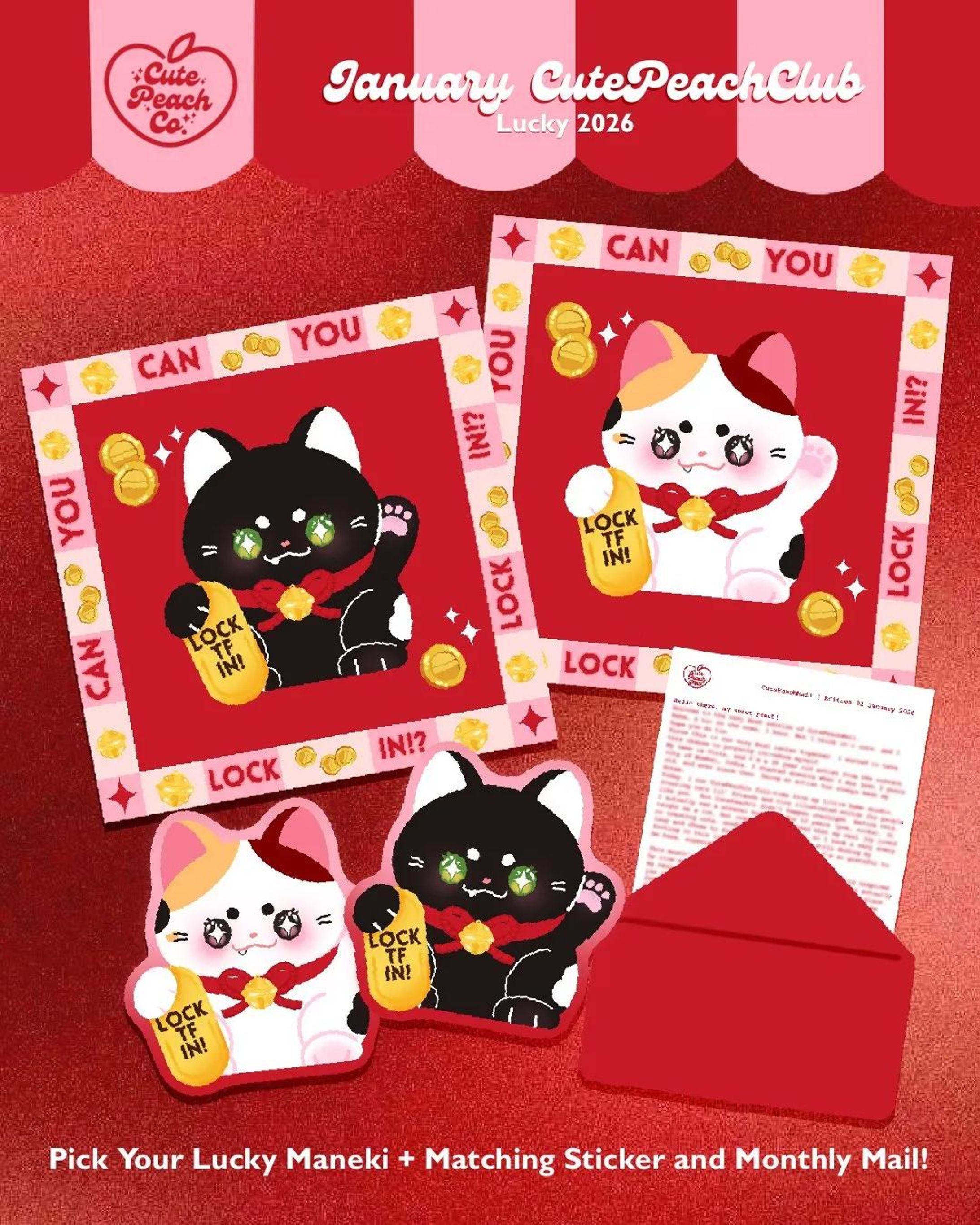 January CutePeachClub : Lucky 2026-1