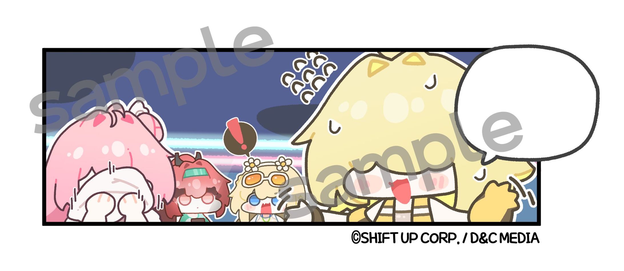 승리의 여신:니케   공식 팬북 4컷 만화 작업했습니다!-1