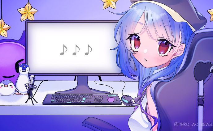 Vsinger拠鳥きまゆ配信待機画面
