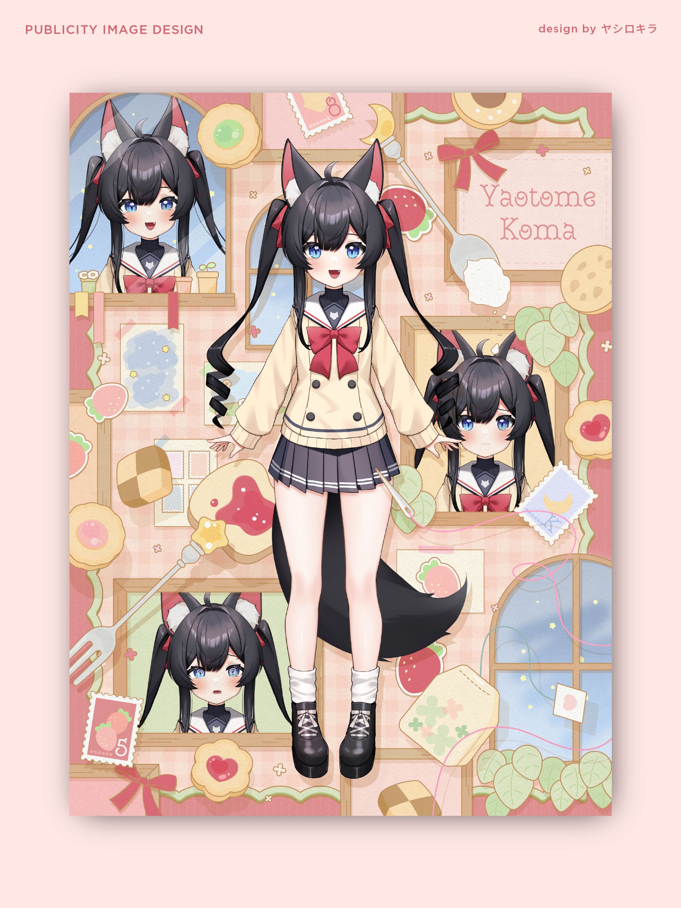 夜少女こま様 / PUBLICITY IMAGE DESIGN-1