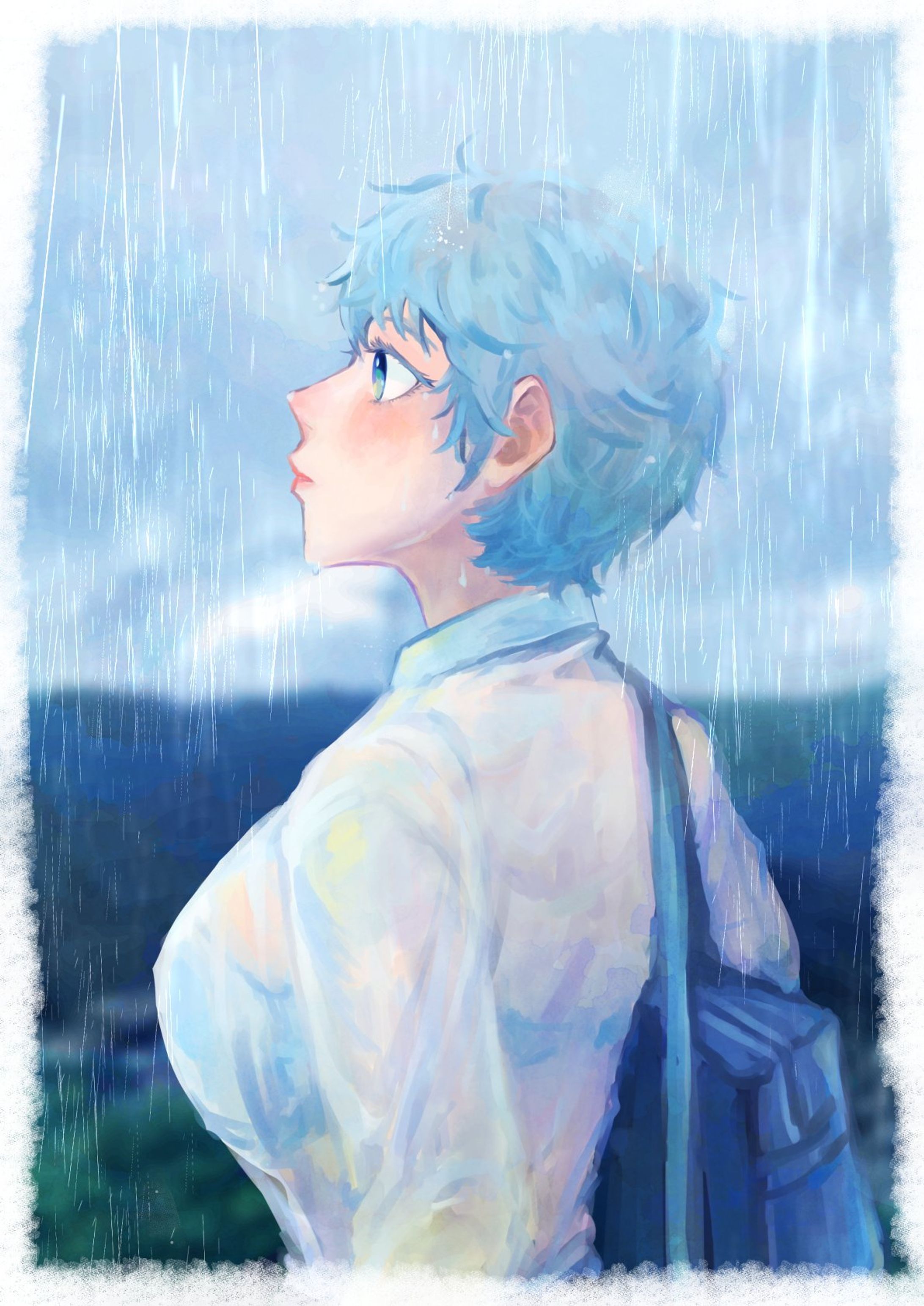 帰り道とにわか雨-1