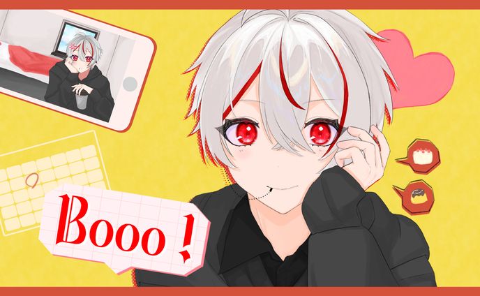 【work】晄-HIKARI-様 Booo! イラスト,動画
