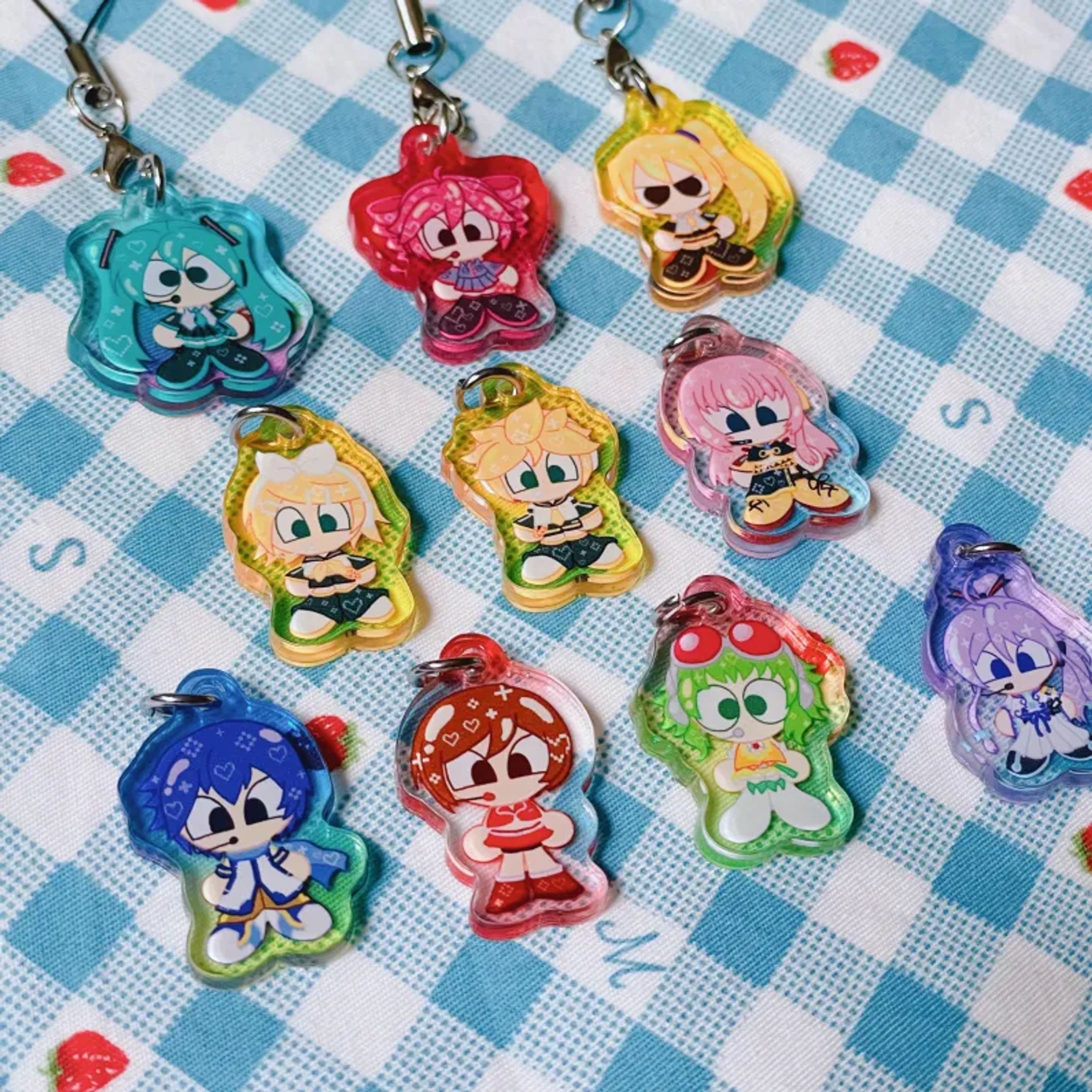 Vocaloid/Utauloid phone charms-1