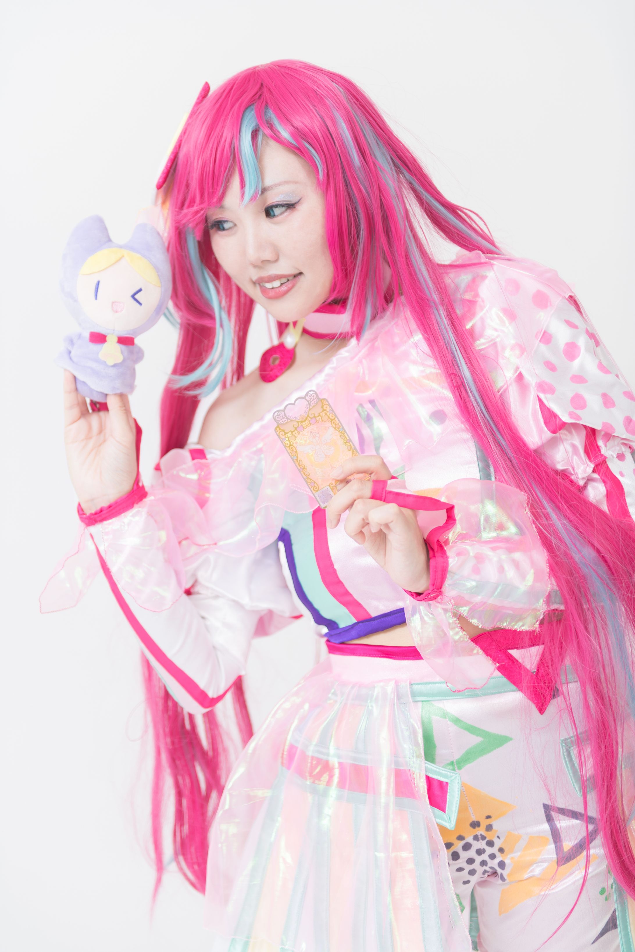 コス写真（陽比野まつり/テクノマジカルピンク）-1